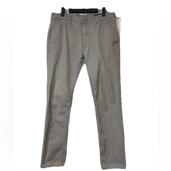 Bonobos Men’s Slim Tailored Pants in Light Grey Size 34/32 (real 33 x 31) soft, - Picture 9 of 9